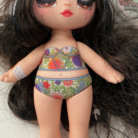 Na! Na! Na! Surprise Fashion Doll Cherry Blossom Dress and Panda Hat 7.5” tall - Picture 10 of 16